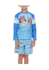 Bluey Toddler Boys 2-Piece Rashguard and Swim Trunk Set