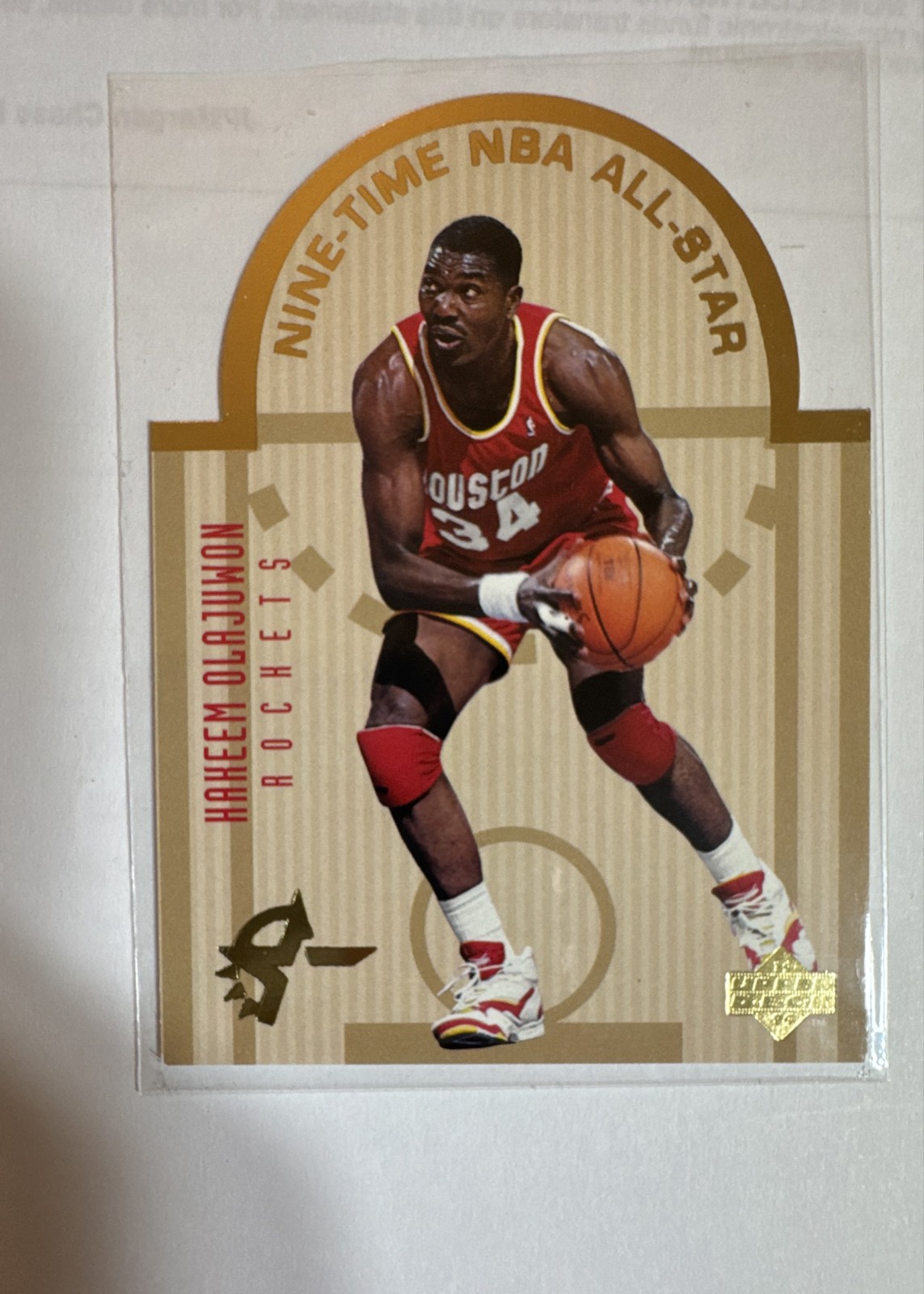 1993-94 Upper Deck Special Edition - Die-Cut All-Stars Hakeem Olajuwon #W6