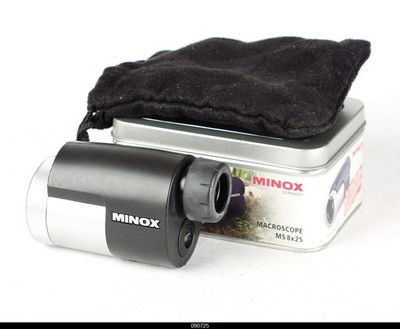 Minox Minoscope MS .3- Infinity 8×25 Monocular with Strap Case Box