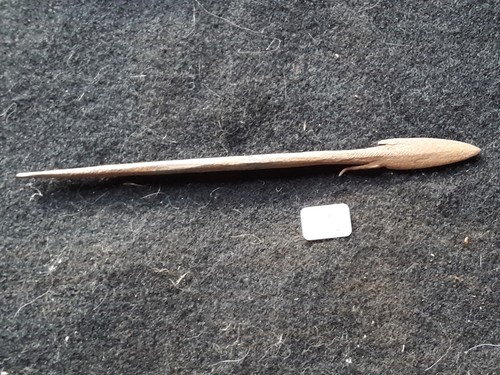 EARLY AMERICAN METAL SPEAR TIP, HAND MADE PLAINS IRON TRADE POINT, DU-0226*09114