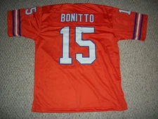 NIK BONITTO Unsigned Custom Denver Orange Sewn New Football Jersey Sizes S-3XL