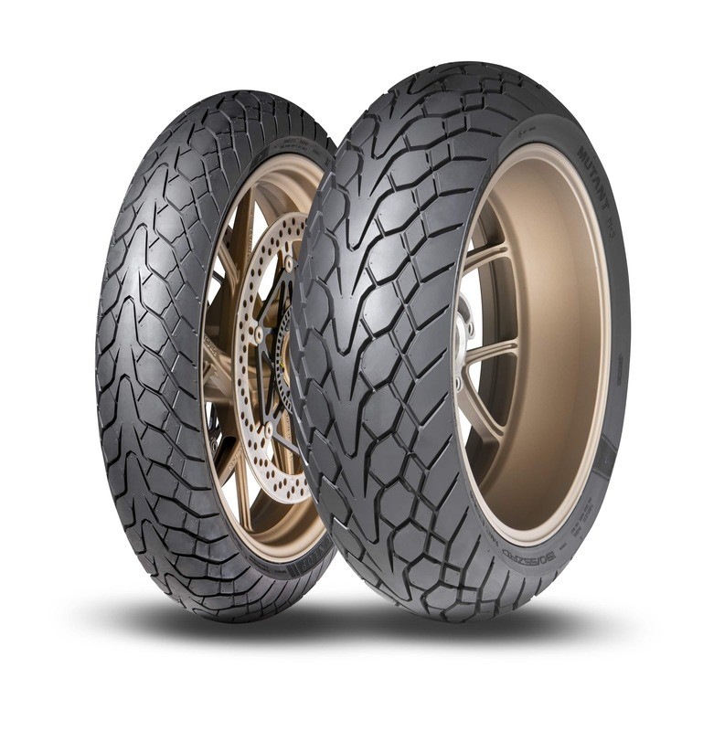 Pneu Dunlop Mutant 150/70 ZR 17 élimine le stress sur sol humide