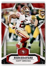 2019 Panini Rookies & Stars Matt Breida #90 San Francisco 49ers