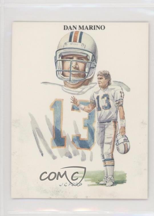 1989 All Time Great Quarterbacks Dan Marino #20 HOF g2x