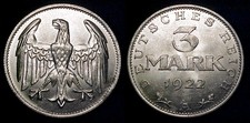 GERMANY 1922 A 3 Mark BU