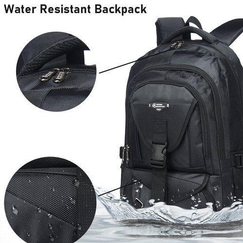 20inch Men Women Travel Backpack Rucksack Camping Laptop Hiking School Book Bag - Picture 3 of 24
