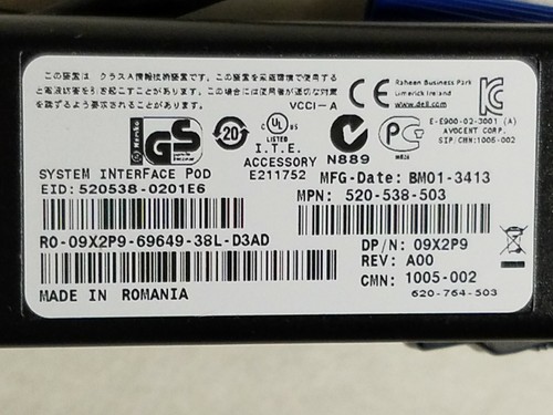 Ref - 9X2P9 Dell USB KVM switch POD SIP Module Cable 2161DS 2160AS 180AS 38-2 - Picture 5 of 5