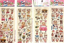 4 Different Sheets, 3D Puffy Stickers, Children Stickers Kids Gift