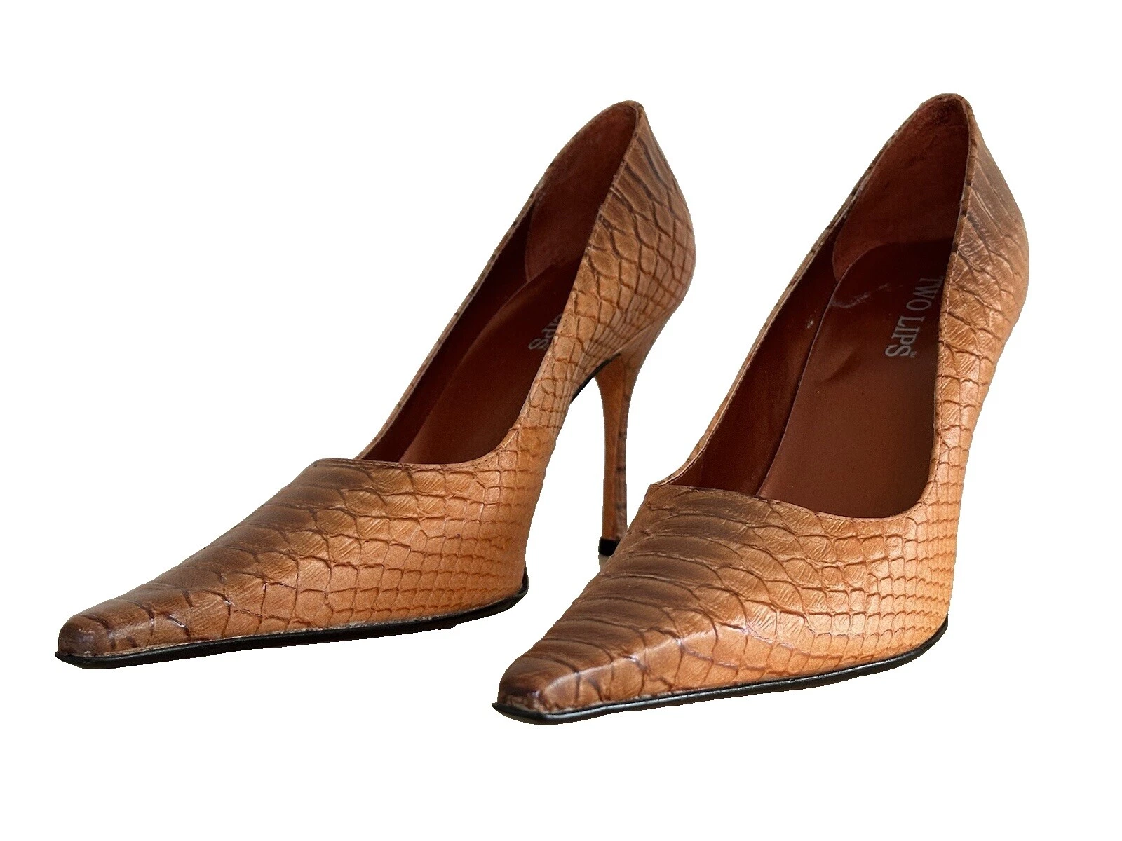 Parte superior de cuero con estampado de animales de dos labios para mujer