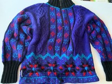 Child's Obermeyer Winter Sweater With Zipper Size 7- Excellent