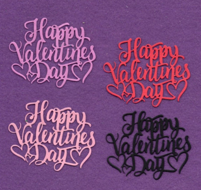 HAPPY VALENTINES DAY # 5  love die cuts scrapbook cards