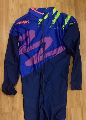 Vintage Louis Garneau Ski Bike Race Unitard Base Layer - Picture 3 of 6