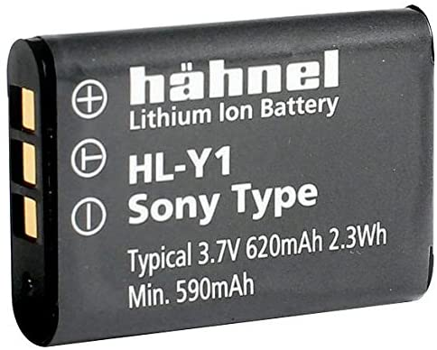 Hahnel HL-Y1 3.7V 620mAh - Sony NP-BY1 Replacement Battery