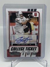 2021 Panini Contenders Draft College Ticket CARY ANGELINE Auto Rookie RC 