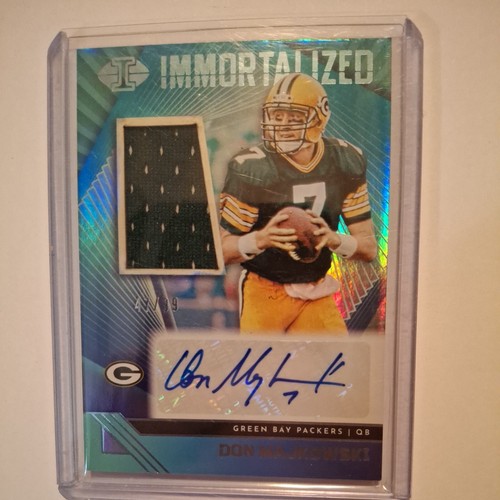 2023 Illusions Immortalized /99 Color Patch Auto Don Majkowski - Packers