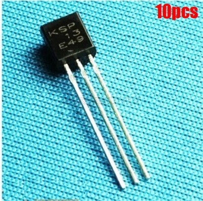10Pcs Transistor KSP13 Dip Ic New cu