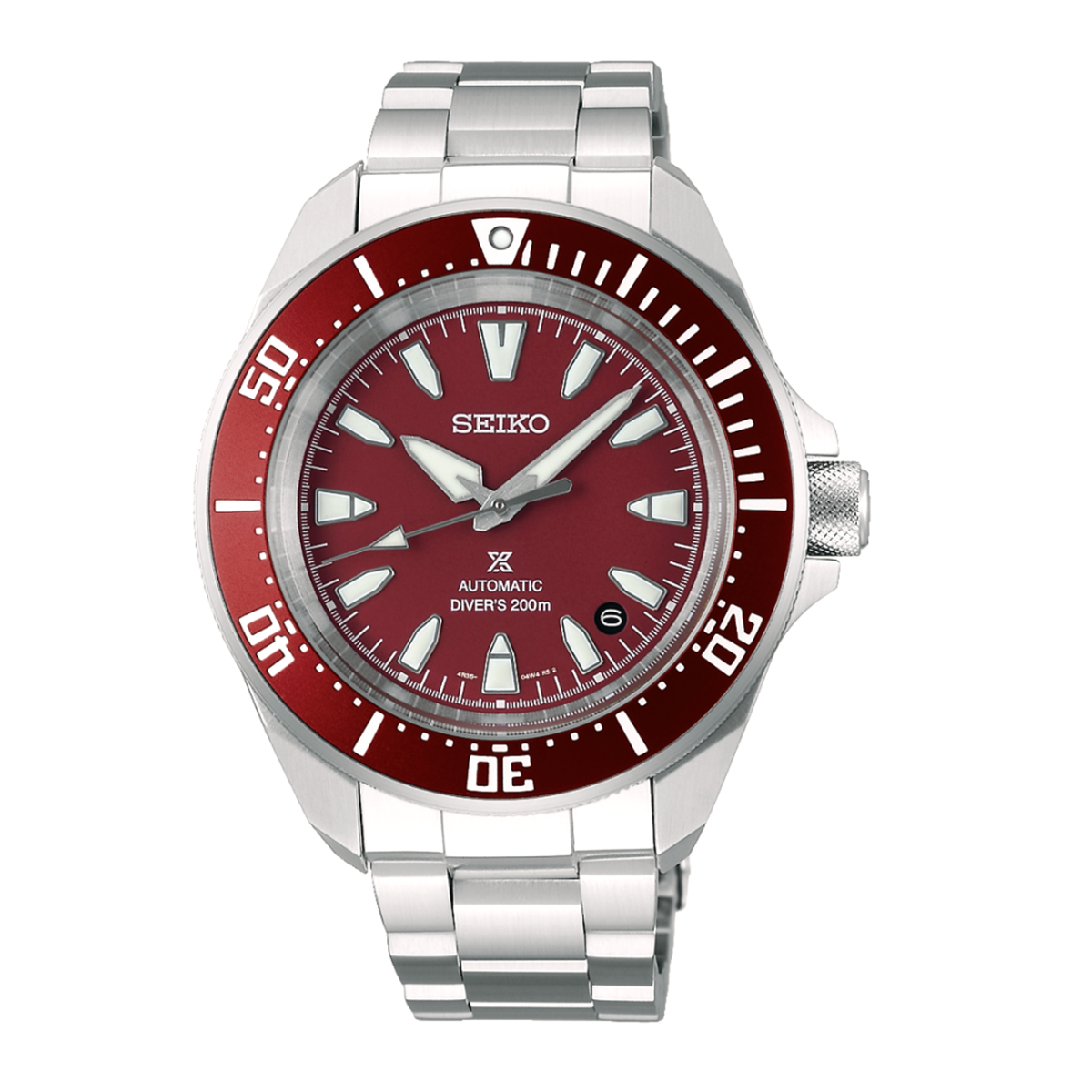 Orologio Seiko Prospex Samurai Automatic Diver 200mt Quadrante Rosso SRPL11K1