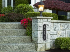 Richmond Vertical Personalized Address Plaque