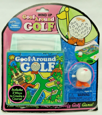 スポーツトイ・アクショントイ Burner OutofHand Tomy Classics by Sababa Toys 80s Wind Up Goof-Around Golf Game