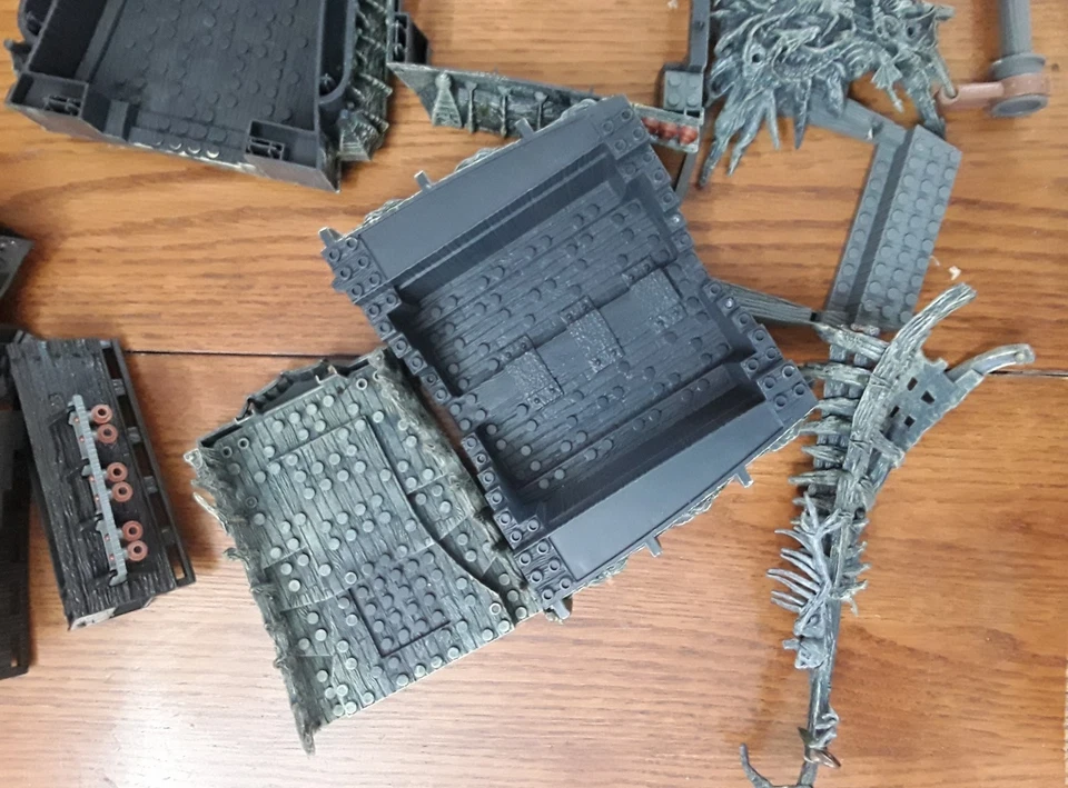 Lego MEGA Bloques Bloques Piratas Caribe Set - Enorme Lote Mixto - 2 Barcos Barco Foto 2 de 4