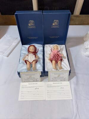 R. JOHN WRIGHT PEPPERMINT PAL & SCOOTLES LE MATCHED SET LE 2003