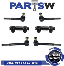 6 Pc Inner and Outer Tie Rod Ends Kit for Chevrolet C10 C20 C30 Pickup Suburban