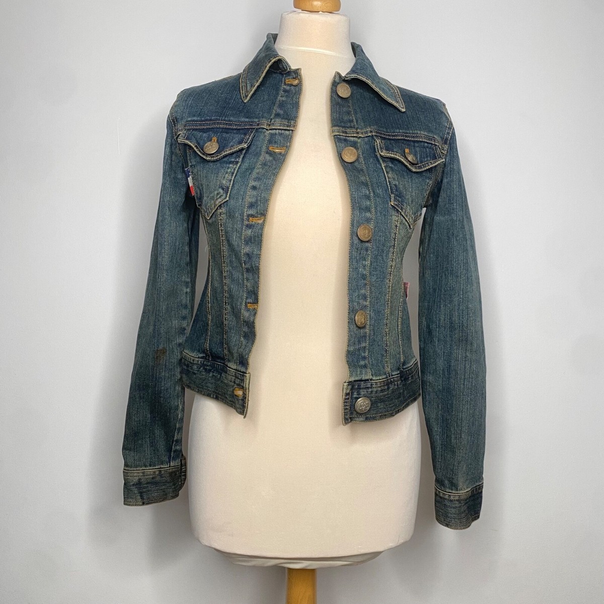 Liz Lisa Doll Denim Jacket Gyaru Kawaii Lolita Short Long Liz Lisa Doll Denim Jacket Gyaru Kawaii Lolita Short Long
