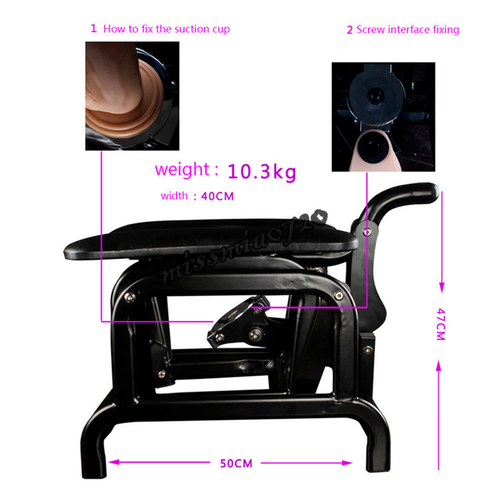 Multifunction Love Furniture BDSM Rock Chair Telescopic Sex Machine Anal Sex Toy - Picture 6 of 11
