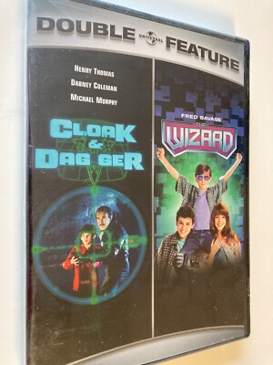 Cloak & Dagger (1984) & Wizard (1989) (DVD) NEW, Henry Thomas, Fred Savage