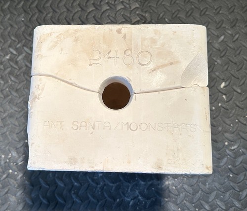 Gare 2480 Antique Santa Moonstars 10"H Ceramic Mold - Picture 2 of 6