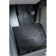 Genuine Front Black Rubber All Weather Floor Mats Set for BMW E60 E61 5-Series