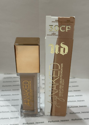 Urban Decay STAY NAKED WEIGHTLESS LIQUID FOUNDATION Shade 30 CP  Full Size 30ML