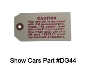 348 315 HP valve cover sticker kit | 308-409 Chevy Parts