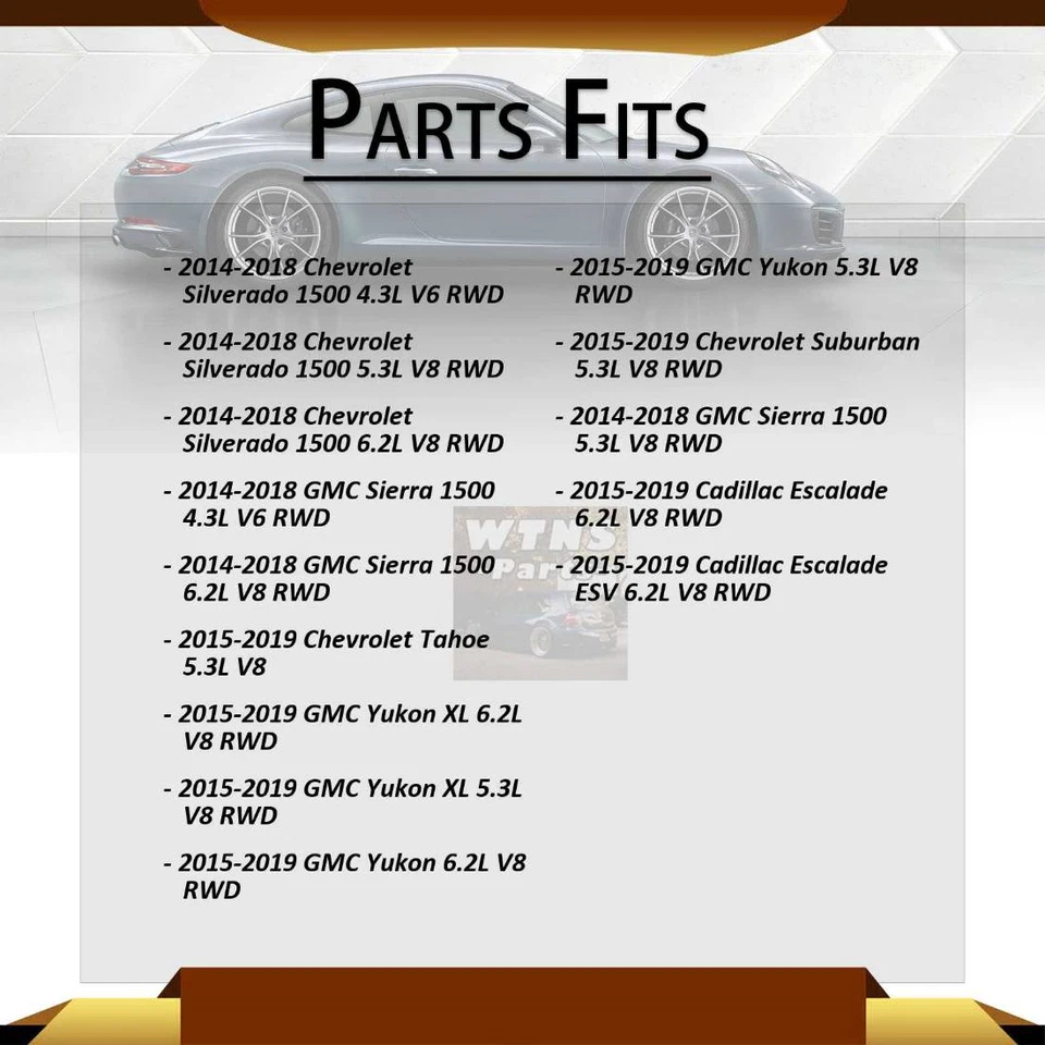 2x Engine Motor Mounts Front For Cadillac Escalade ESV 6.2L RWD 2015-2019 - Image 2 of 4