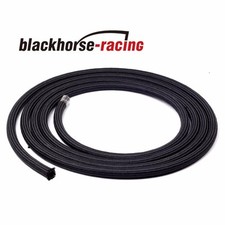20 Feet An6 Nylon And Stainless Steel Braided Fuel Oil Gas Line Hose Black 20 Feet An6 Nylon And Stainless Steel Braided Fuel Oil Gas Line Hose Black