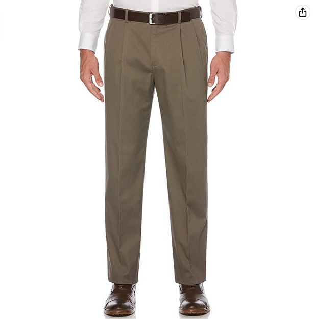 Плиссированные брюки-чино Savane Stretch Ultimate Performance с возможностью расширения