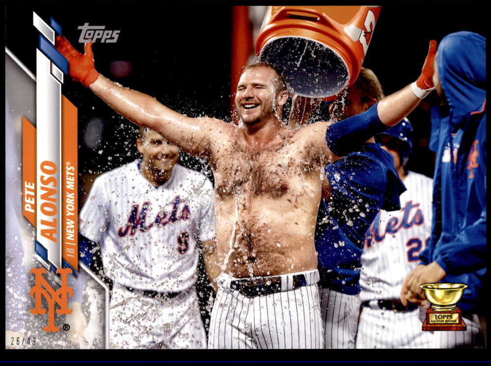 Pete Alonso 2020 Topps Short Print Variations 5x7 #350 26/49