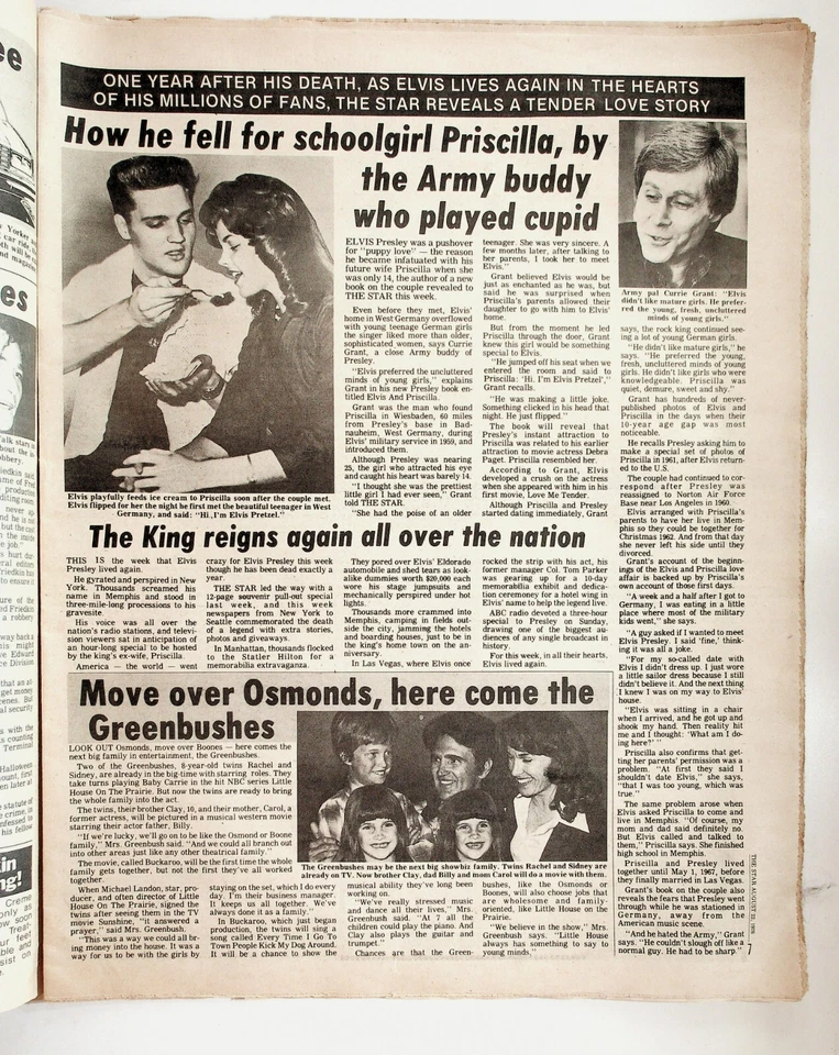 Star Magazine August 22 1978 Dolly Parton Elvis UFOs Battlestar Galactica - Imagem 4 de 4