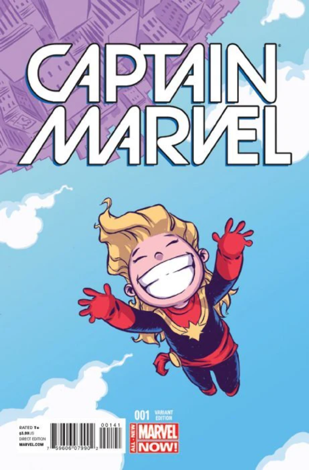CAPTAIN MARVEL ISSUE #1 VOL #7 (SKOTTIE YOUNG VARIANT COVER) (MAY 2014 ...