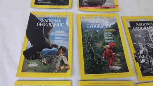National Geographic Magazines 1970 - 1979 Vintage Print Ads; YOU PICK Issues! - Foto 14 di 71