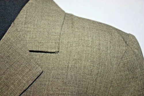SWEET SUIT Olive Green 3 Button Career Wear Blazer Jacket Sz 16 Shoulder Pads - Picture 3 of 6