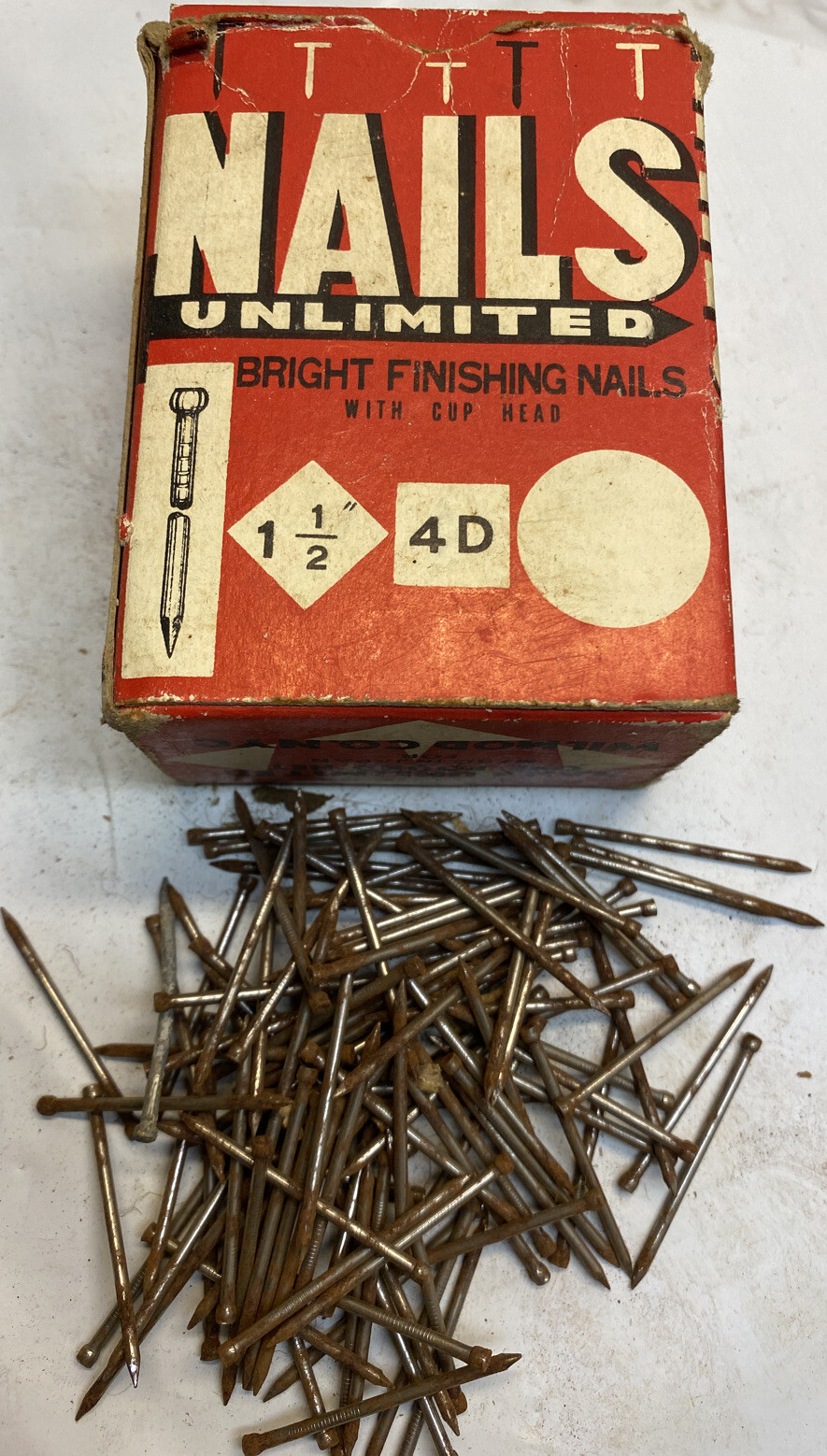 Finishing Nail Head Cup