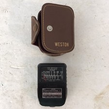 Weston Direct Reading Exposure Light Meter Model 853 w/ Original Case Vintage