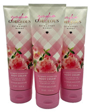 NEW Bath  Body Works Lot of 3 Tubes Gingham Gorgeous Hydrating Body Cream 8 oz