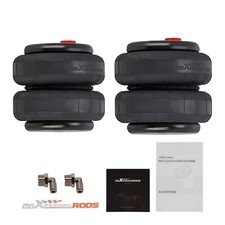 2pk Standard 2500 Lb Air Suspension Bag Part Single 12npt Port Air Spring