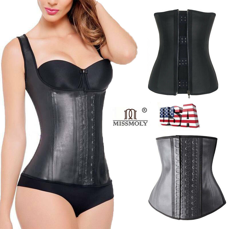 Slimming Latex Waist Trainer Corset Colombian Body Shaper Fajas