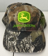 John Deere Hat Kids Fitted Stretch Back Camouflage Logo Cap Hunting