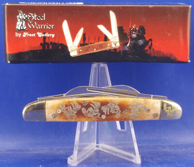 STEEL WARRIOR BENT CREEK CONGRESS POCKET KNIFE SW-115ASB/DA