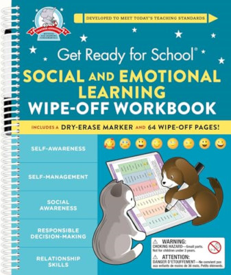 Get Ready for School: Social and Emotional Learning Wip - Spiral Bound NEW Stell
