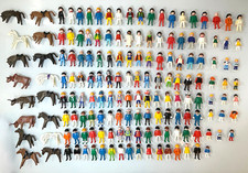 Huge Lot Of 158 Playmobil Figures, Kids Horses